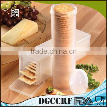 NBRSC 2-Piece Stackable Transparant Biscuit Plastic Storage Container Cookie Boxes Wholesale photo-5