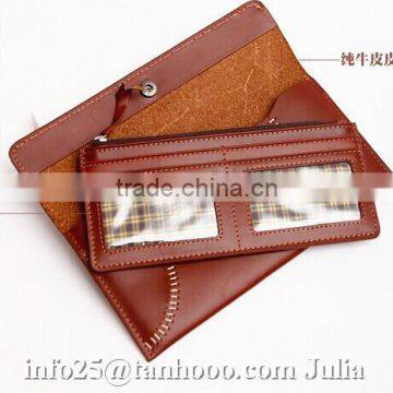 Sexy envelop leather wallet/ money clip/women folding purse