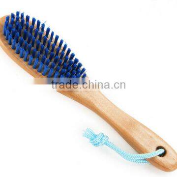 High Quality Solid Wood Brush Soft Wool Washing Brush/multi-purpose Cleaning Shoes Brush With Long Handle photo-2