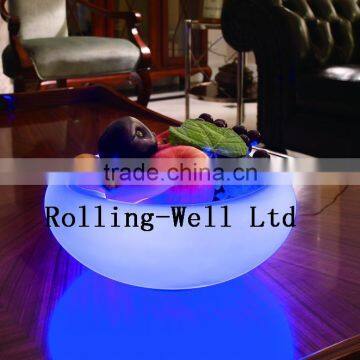 Rechargeable Led Glowing Plate/ Night Club Led Fruit Plate, Dishes Decorative photo-3