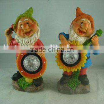 2014 cheapest solar gnome for garden decoration