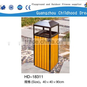 (HD-18311)Wood dust bin with ashtray