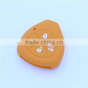 Silicone Car Key Shell. Fob Key Case for Toyota 4 Buttons photo-2