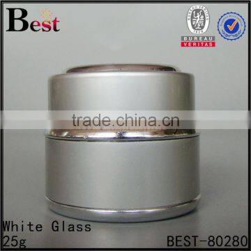 Luxury 20g 30g 50ml Aluminium Jar Blue Green Gold Color for Cosmetic Cream photo-3