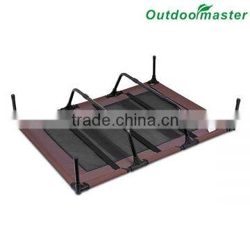 Large Size Durable Breathable Oxford Brown Wrought Iron Pet Bed photo-2