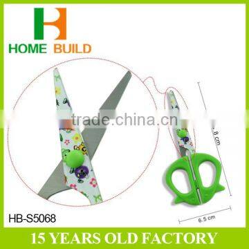 Factory Price HB-S5068 5" Plastic Handles Butterfly School Scissors Tool Set photo-6