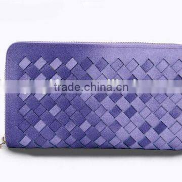 2015 Fashion New Design Woman Wallet Knit Lines Lady Wallet/Purse Women photo-3
