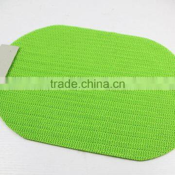 China Factory Non-toxic 180gsm Non-slip PVC Placemat