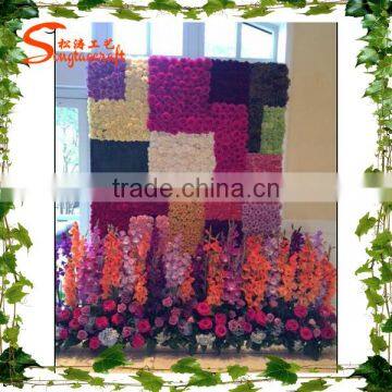 High Quality Personized Rose Artificial Flower Wall for Indoor and Outdoor Wedding Decoration Stage Background Decoration photo-6