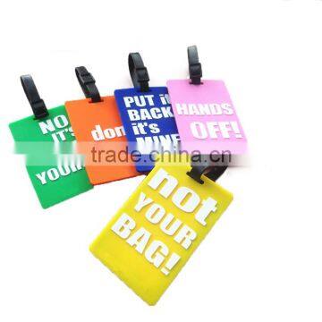 Fashion Travel Luggage Bag Tag Address ID Label Plastic Suitcase Baggage Tags photo-6