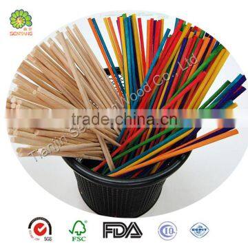 Educational wooden colored DIY craft sticks