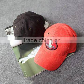 Custom Suede Fabric Embroidery Patch Baseball Cap Without Button photo-3
