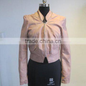 Jackets Product Type and 100% Polyester Shell Material Leather Jacket Coat