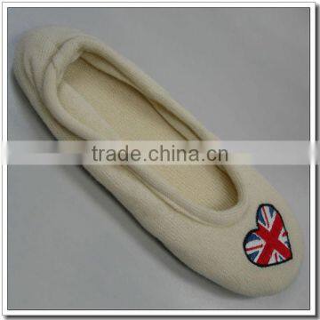 Jacquard Knitted Cashmere Slippers