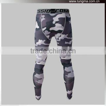 Compression Camo Flatlock Long Tights