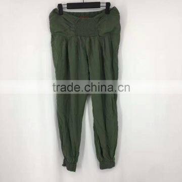 China suppliers stocklots women 100%rayon army trousers