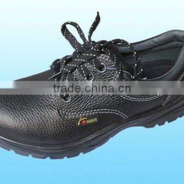 Work Boots Industrial Safety Shoes Black Leather Safety Shoes Steel Toe photo-2