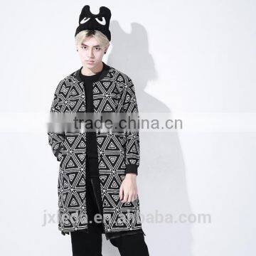 2016 Long Slim Cotton Print Coat photo-4