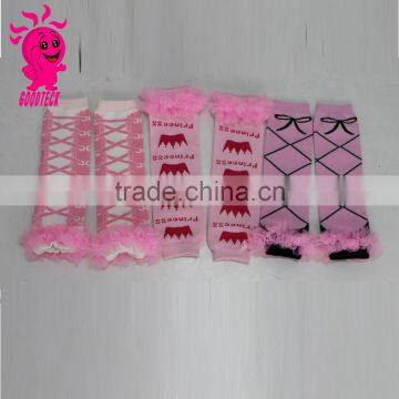 Baby girls chiffon ruffle baby leg warmers baby priness ruffled lace leg warmers