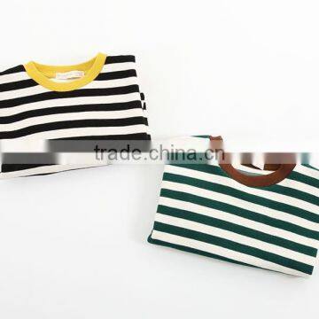 1-6 Years 2017 New Wholesale Autumn Cotton O-Neck Stripe Kids Boys Girls Coats (pick Size Color) photo-4