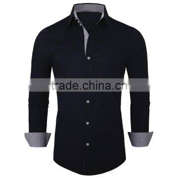 wholesale 2017 striped shirt men Youth business attire Oxford harrower outfit fashion shirt men
