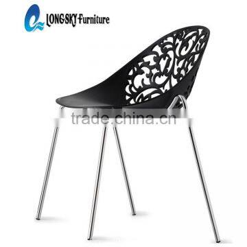 LS-4002 China Supplier Bonsai Chair , New Design Modern Plastic Chair for Living Room photo-3