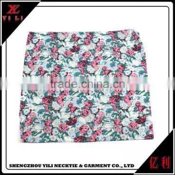 Gift Woven Cotton Printed Mini Flower Christmas Handkerchiefs photo-3