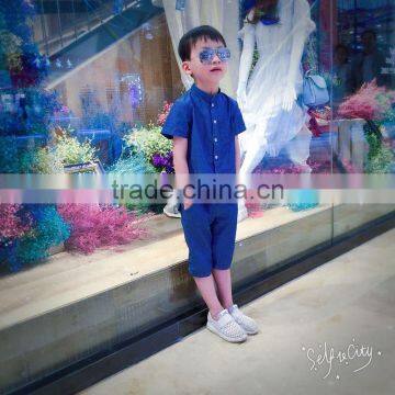 ShiJ 2016 Summer Jeans Baby Boy Clothes Set photo-3