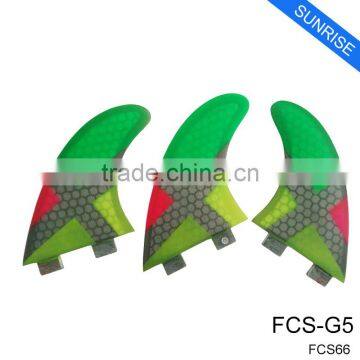 FCS Fiberglass Fin G5 Colorful Surfboard Future Fins Surf Barbatanas photo-2