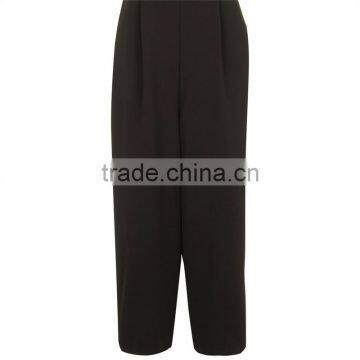 Dongguan Sexy Chic All Black Strapless Tie Bandeau Jumpsuit photo-6