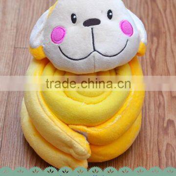 Cute 3D Animal Character Coral Fleece Baby Blanket photo-2