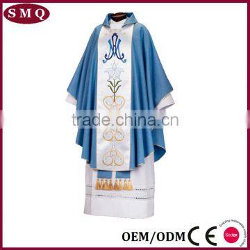 2017 factory catholic jacquard wholesale embroidery chasuble