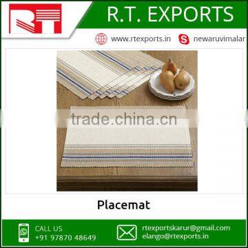 2017 New Design 100% Cotton Table Placemat