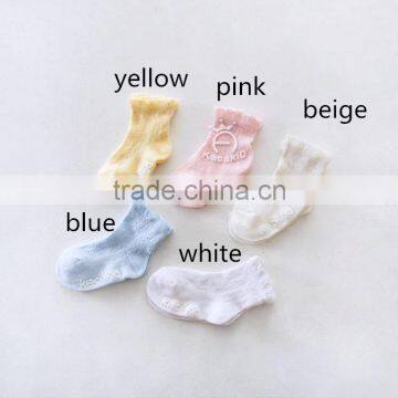 Cute Baby Cotton Socks, Silicone Print Baby Socks photo-2
