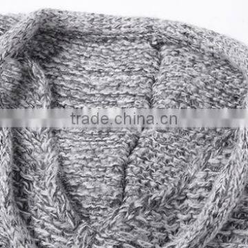 2017 Ladies Stylish Custom Made Tassels Hem Pullover Sweater Poncho With Best Quality photo-5