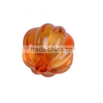 Pumpkin shape Beads inside Beads