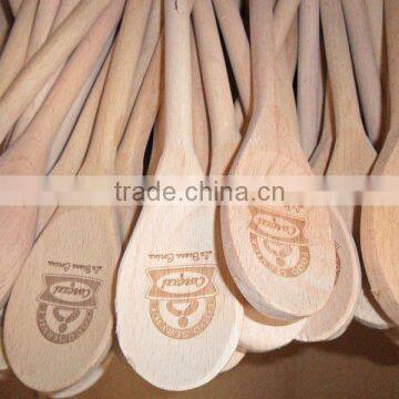 Customise Promotional and Advertising Wooden Logo Spoon Shaped Ball Pen photo-2