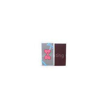 Rectangular Leather Recycled Cardboard Gift Boxes , Wallet Packaging Box