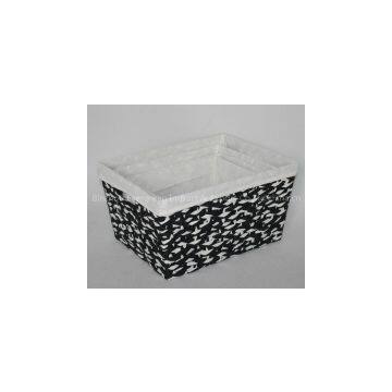 Hand Woven Paper Rope Storage Basket