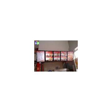 Restaurant LED Indoor Light Box Snap Frame Signs 12V 3W Energy Saving