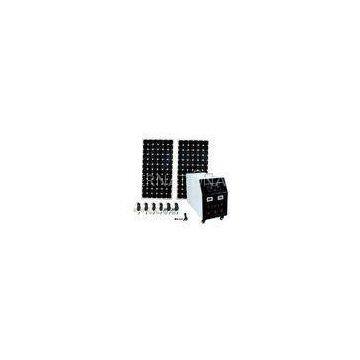 1200W Black AC Solar Power System Home With 12V/50A Controller