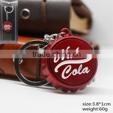 Best sale anime cosplay game fallout unique designs bottle opener alloy keychain