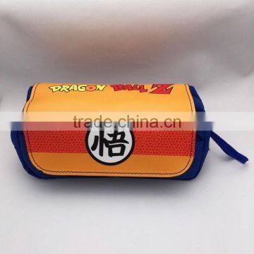 Wholesale pencilcase cartoon dragon ball Z anime cute canvas pencil bag for students