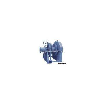 Hydraulic single drum mooring winch