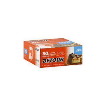 Detour Whey Protein Bars, Lower Sugar, Caramel Peanut