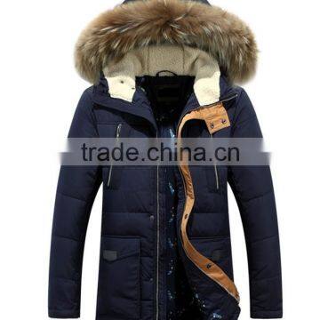 2016 Custom LOGO Urban Hollow-cotton Men Winter Jacket