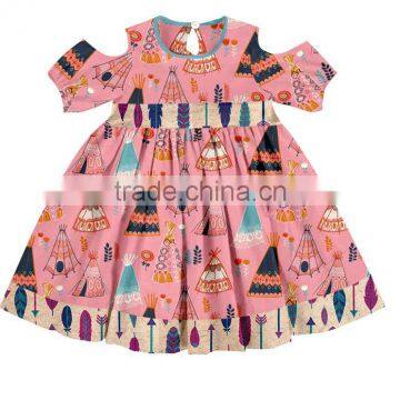 Boya High Quality Remake Dress Girls Striped Frocks Designs Polka Dot Sleeveless Unique Baby Dress photo-3