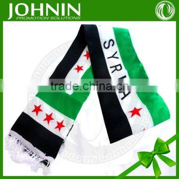 Fast shipping Cheap JOHNIN made promotional satin Syria scarf