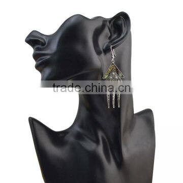 XP-TE-2155 Factory Price Stud Dangle Lady Seed Bead Tassel Earring photo-2
