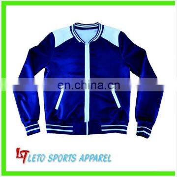 baseball jacket custom sublimation jacket custom printing 100% polyester jacket